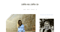 Desktop Screenshot of catholicwifecatholiclife.com